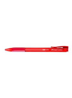 FABER-CASTELL Grip X10 Ballpoint Pen Red 