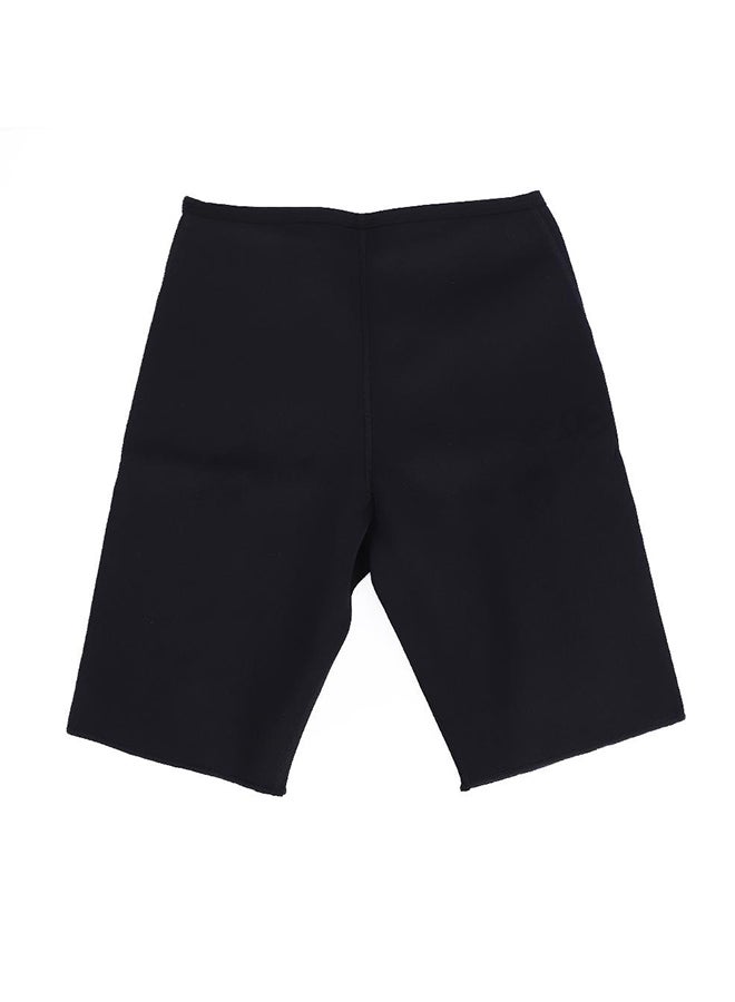 OUTAD - Slimming Body Shapers Sweat Shorts Black/Green - Image 1