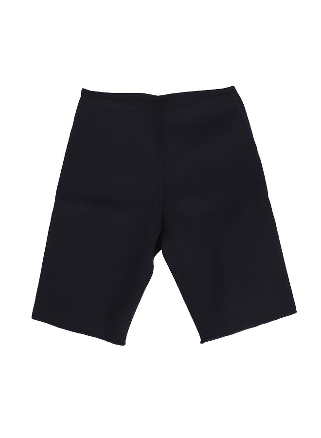 OUTAD - Slimming Body Shapers Sweat Shorts Black/Green - Image 1