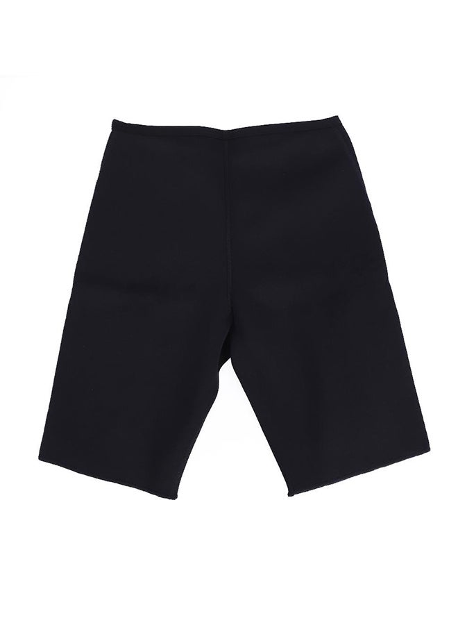 OUTAD - Slimming Body Shapers Sweat Shorts Black/Green - Image 1