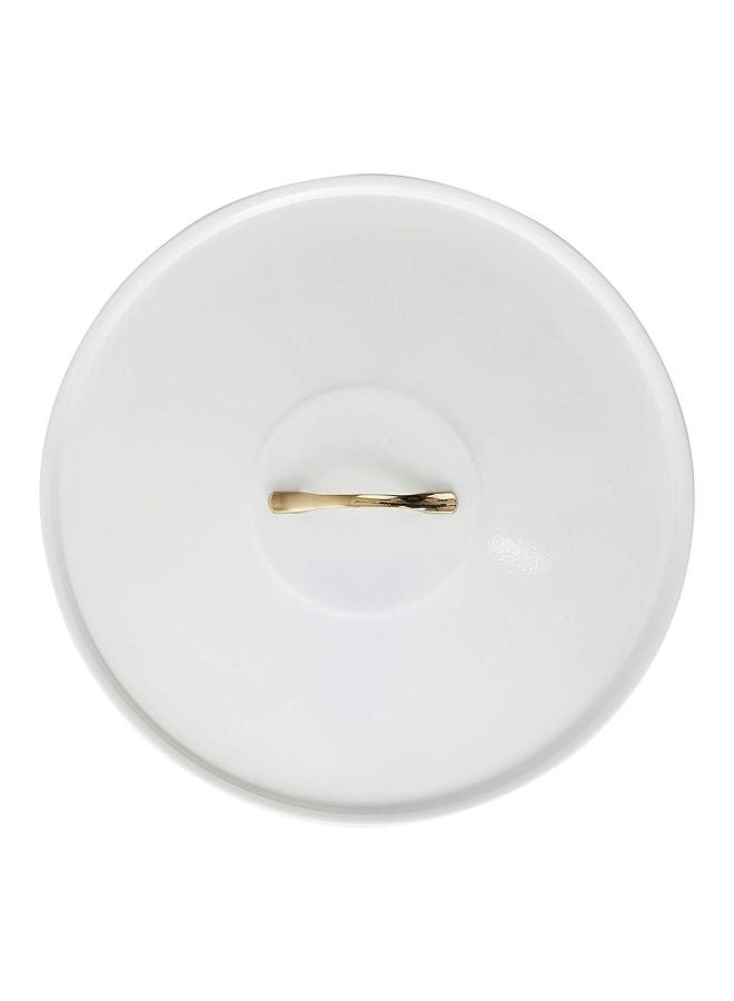 Ayda Serving Tray With 7 Serving Plates White/Gold 47centimeter  - Image 1