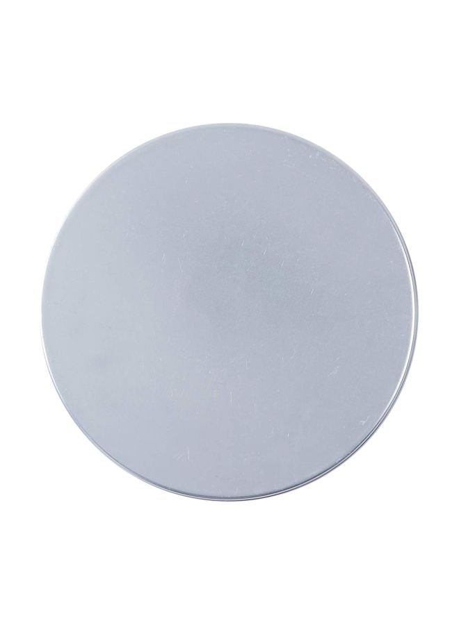 Ayda - 3-Piece Round Basbuosa Tray With Lid Silver 10inch - Image 1