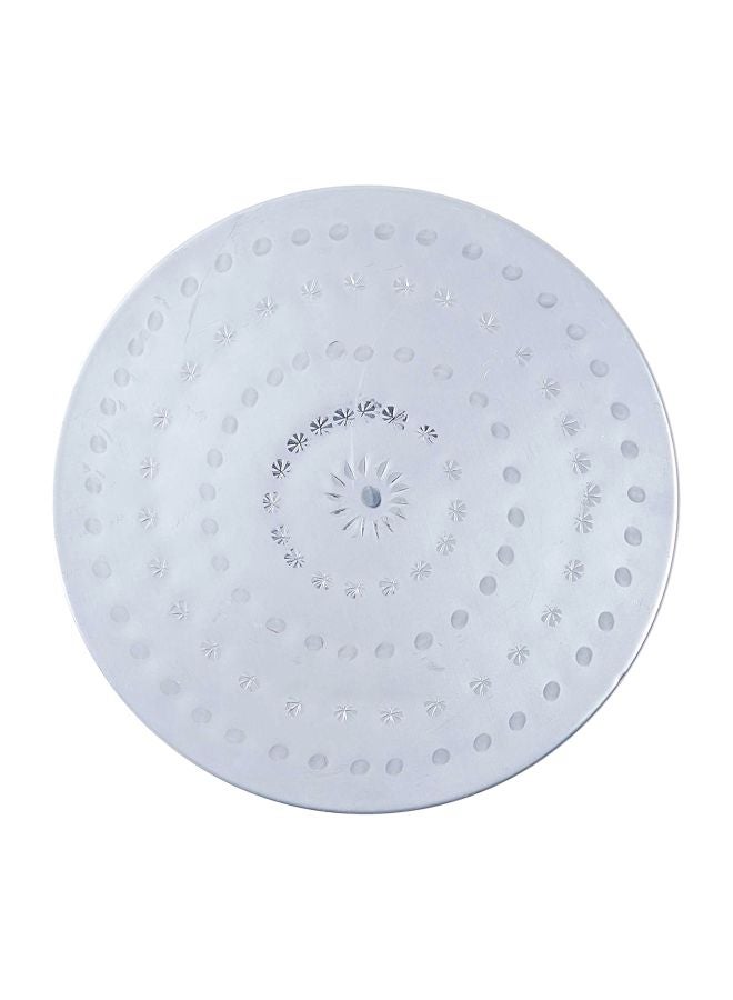 4- Piece Aluminium Round Cake Tray With Lid Silver