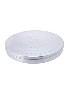 Ayda 4- Piece Aluminium Round Cake Tray With Lid Silver  - Image 4