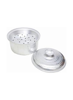 Ayda Aluminium Mandi Biryani Cooking Pot Silver 33x15cm  - Image 2