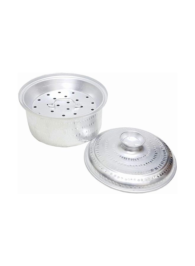 Ayda Aluminium Mandi Biryani Cooking Pot Silver 33x15cm - Image 2