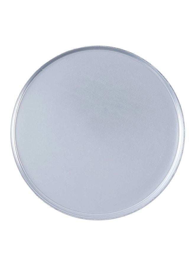 Ayda - Round Aluminium Cake Tray With Lid Silver 300mm - Image 1