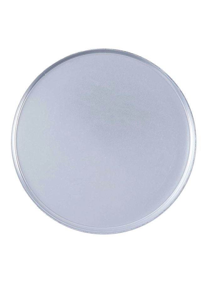 Ayda - Round Aluminium Cake Tray With Lid Silver 355mm - Image 1