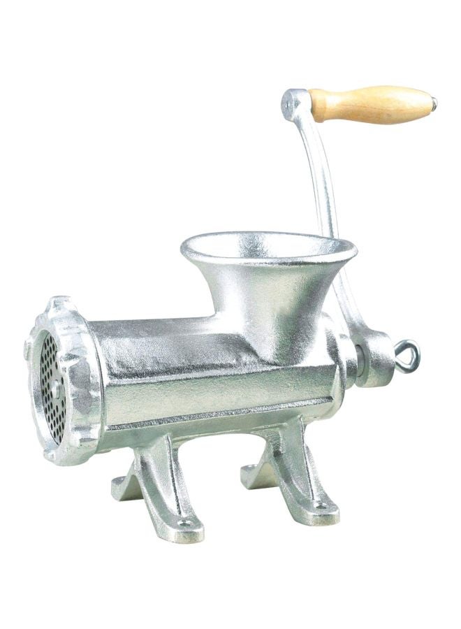 Generic Manual Meat Grinder Silver/Brown  - Image 1