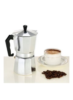 Generic 6-Cup Expresso Coffee Maker Silver  - Image 2