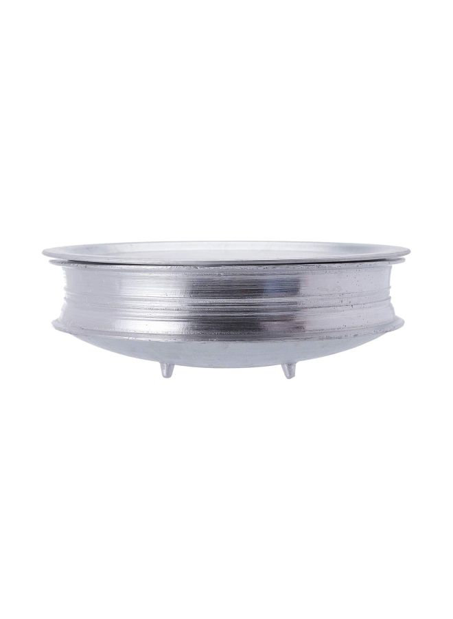 TAJ Cast Aluminium Urli/Handi Pot Silver 40.5cm - Image 2