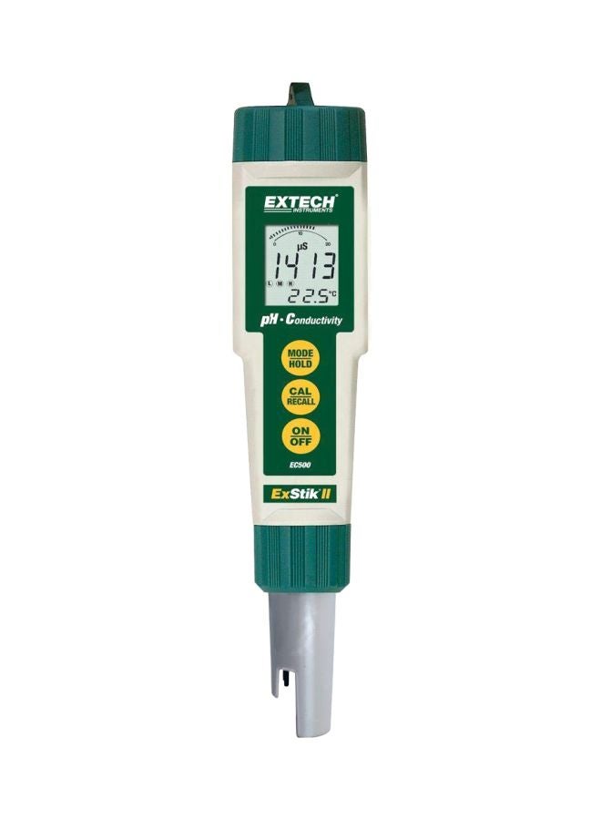 Extech Waterproof Conductivity Meter Green/White/Grey 