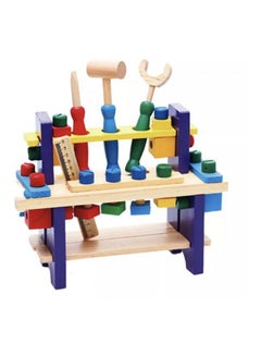 Generic Wooden Screwdrivers And Hammer Tool Toy 
