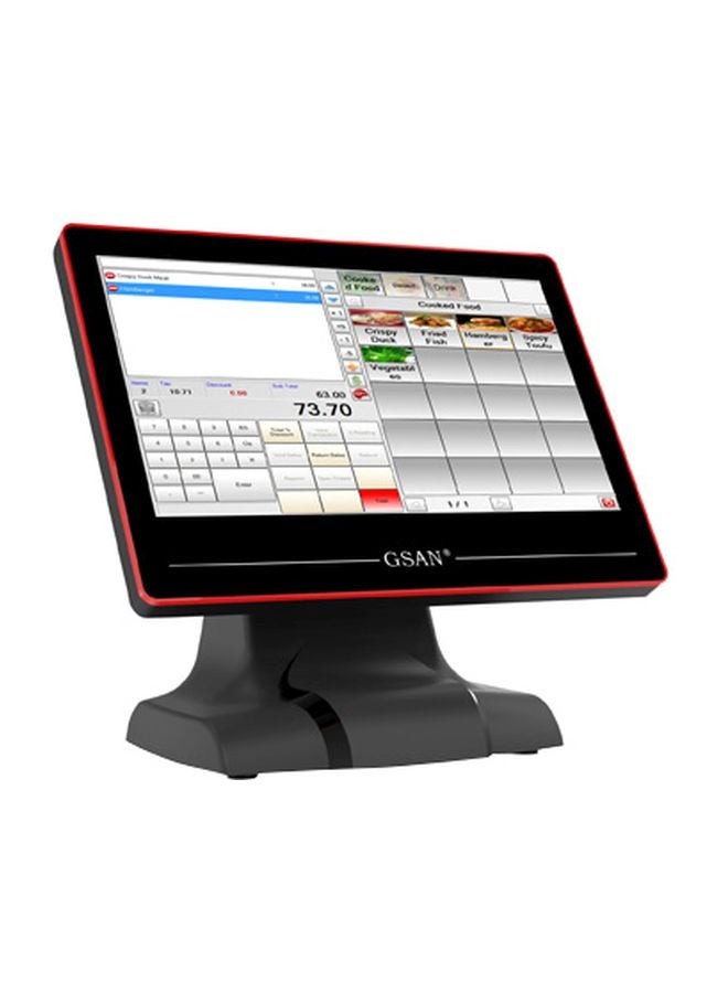 GSAN - All In One Touch POS System Black/Red - Image 1