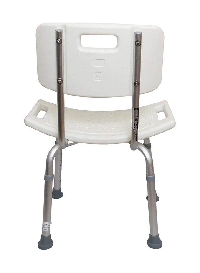 MEDIA6 Shower Chair With Backrest - Image 2