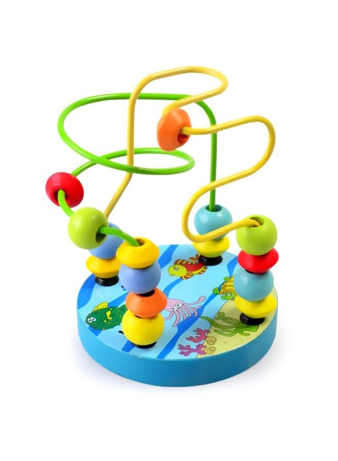 Wooden Bead Maze Roller Coaster Educational Toy - Image 2