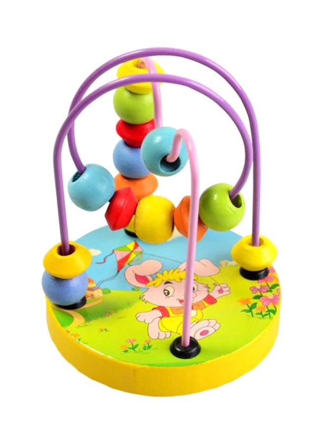 Wooden Bead Maze Roller Coaster Educational Toy