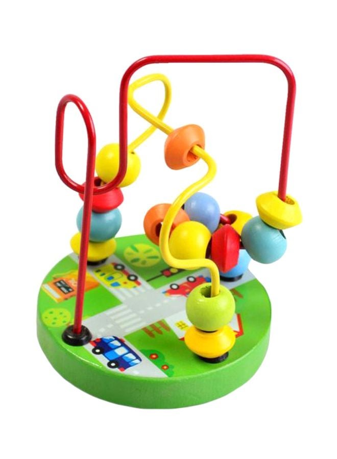 Wooden Bead Maze Roller Coaster Educational Toy