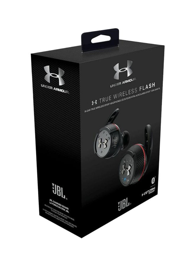 JBL - Under Armour True Wireless Flash In-Ear Headphones Black - Image 1