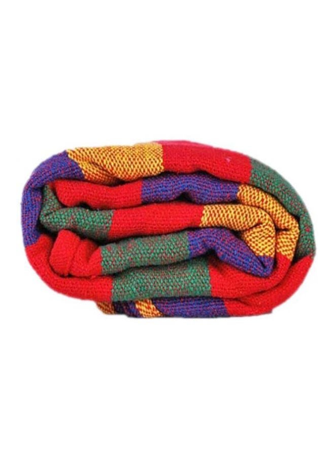 أرجوحة محمولة من قماش الكانفاس أحمر/أصفر/أزرق - Image 3