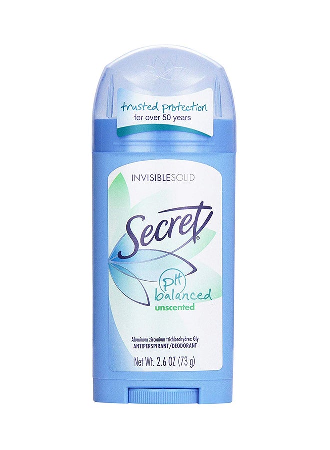 سيكريت مجموعة مزيل عرق ومضاد التعرق إنفيزيبل سوليد خالٍ من العطور مكونة من قطعتين