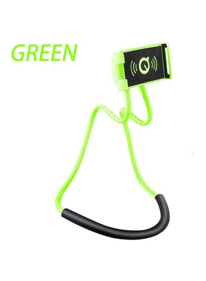 حامل داعم لأجهزة الموبايل بنمط قلادة أخضر/أسود - Image 2