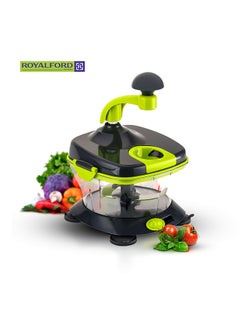 Royalford Multi-Purpose Master Chopper Black/Green/Clear  - Image 4