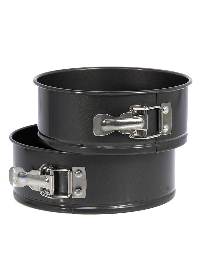 Royalford - 2-Piece Round Springform Cake Set Black 18 , 20cm - Image 1