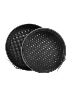 Royalford 2-Piece Round Springform Cake Set Black 18 , 20cm  - Image 3