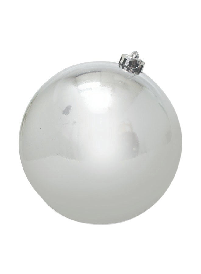 كرة لامعة للديكور فضي 15سم