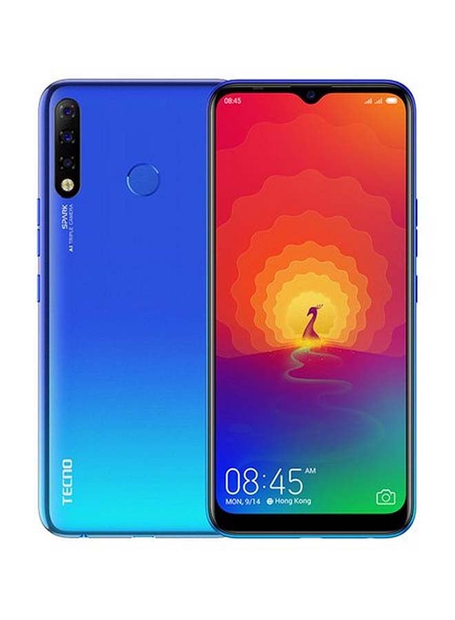 TECNO - Spark 4 Dual SIM Vacation Blue 3GB RAM 32GB 4G LTE - Image 1