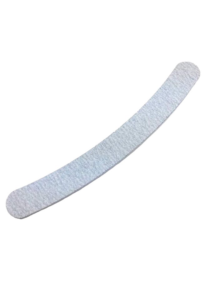 يوتون طقم مبرد أظافر بوجهين بتصميم منحنى وحُبيبي مكون من 20 قطعة فضي / أحمر - Image 2