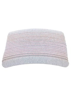 Yueton 20-Piece Grit Curve Double Sided Nail Filer Set Silver/Red  - Image 1