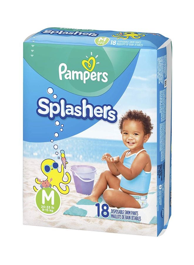 Pampers Splashers Disposable Swim Pants, 9-15 kg, 18 Count - Image 2