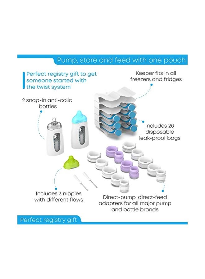 Kiinde - Twist Pouch Breast Milk Storage Bag Feeding System Starter Kit - Image 1
