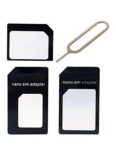Sim SIM Card Adapter Black 