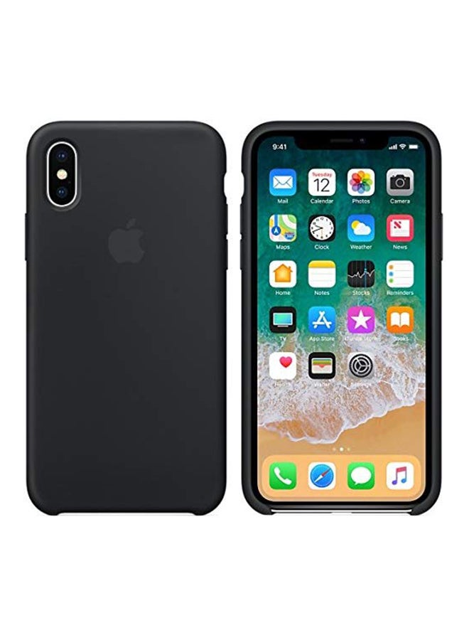 Generic - Shockproof Silicone Case Cover For iPhone X Black - Image 1