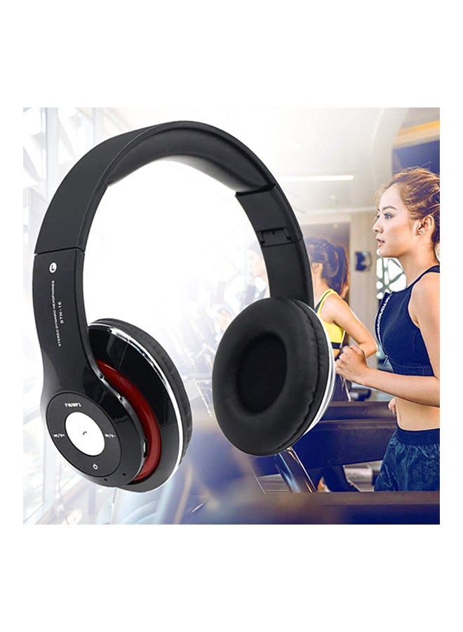 On-Ear Bluetooth Headset With Mic Black - Image 3