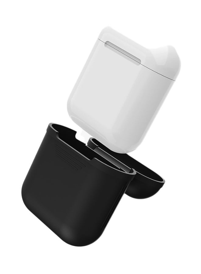 Case Cover For Apple AirPods Black - Image 2