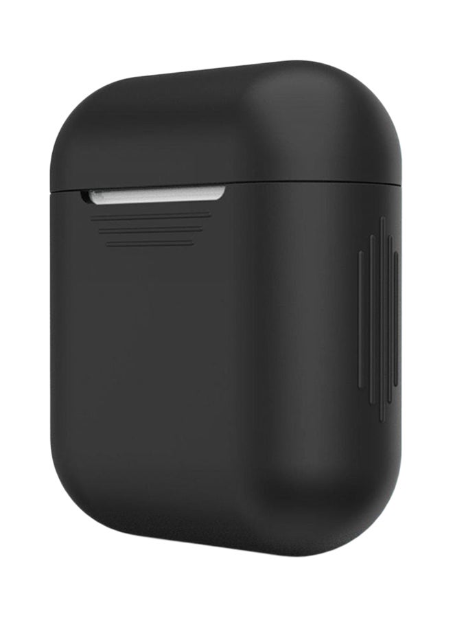 Case Cover For Apple AirPods Black - Image 4