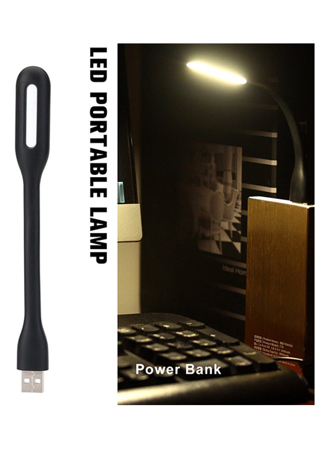 Flexible LED USB Mini Night Reading Lamp Black  - Image 4