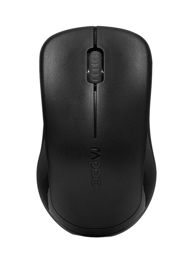 Rapoo 1620 Wireless Mouse Black - Image 2
