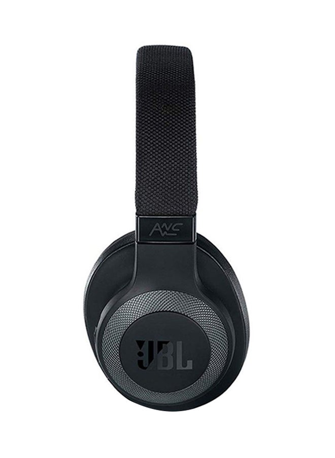 E65BTNC Over-Ear Wireless Bluetooth Headset With Active Noise Cancelling Microphone Black