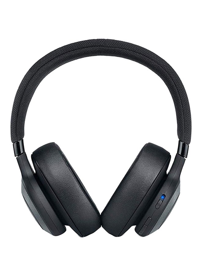 E65BTNC Over-Ear Wireless Bluetooth Headset With Active Noise Cancelling Microphone Black