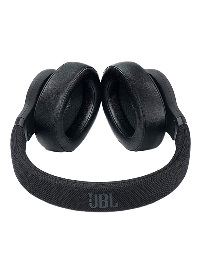 E65BTNC Over-Ear Wireless Bluetooth Headset With Active Noise Cancelling Microphone Black