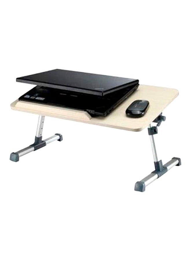 Laptop Table With Cooling Fan Beige/Grey - Image 2