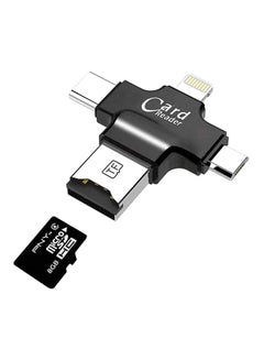 Generic 4 In 1 Micro Sd Card Reader For Iphone Ios/Android Usb2.0 Multicolour  - Image 2