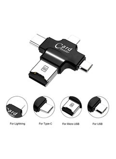 Generic 4 In 1 Micro Sd Card Reader For Iphone Ios/Android Usb2.0 Multicolour  - Image 3