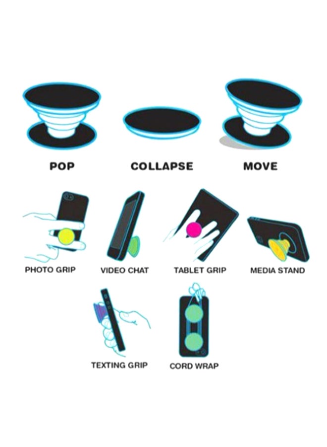 Pop Socket Phone Grip Black  - Image 3
