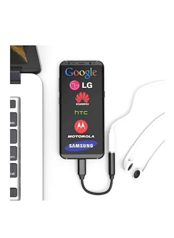 USB C Headphone Jack Adapter Black - Image 5